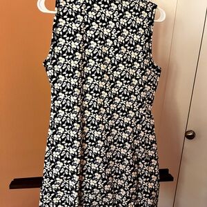 Tommy Bahama Navy and Cream Floral Dress